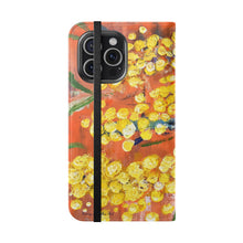 Load image into Gallery viewer, Rustic Wattle - PHONE CASE WALLET for Samsung &amp; iPhones - by Kerry Sandhu Art
