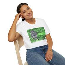 Load image into Gallery viewer, T-Shirt made from very soft materials, no side seams. Feels like bliss to wear! Many designs by Kerry Sandhu Art
