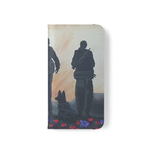 Load image into Gallery viewer, The Dust of Uruzgan (with Poppies) - PHONE CASE WALLET for Samsung &amp; iPhones - Designed from original Anzac Day artwork
