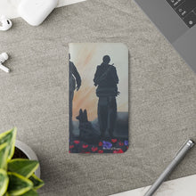 Load image into Gallery viewer, The Dust of Uruzgan (with Poppies) - PHONE CASE WALLET - by Kerry Sandhu Art
