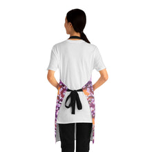 Load image into Gallery viewer, Apron - lightweight, silky finish 100% polyester, two front pockets. Many original artwork designs by Kerry Sandhu Art
