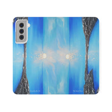 Load image into Gallery viewer, F/leather, elastic fastening, durable inner shell, stand feature, clear open ports, stitched pockets. 17 models, many designs
