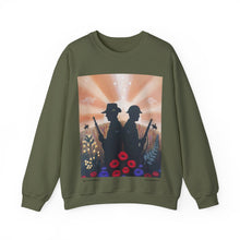 Load image into Gallery viewer, Spirit of the A N Z A Cs - Crewneck SWEATSHIRT - Tribute to Australian and New Zealand Service Personnel
