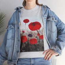 Load image into Gallery viewer, For The Fallen - Unisex HEAVY COTTON TEE - by Kerry Sandhu Art
