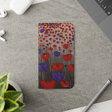 Load image into Gallery viewer, Benedictus (Poppies Only) - PHONE CASE WALLET - by Kerry Sandhu Art
