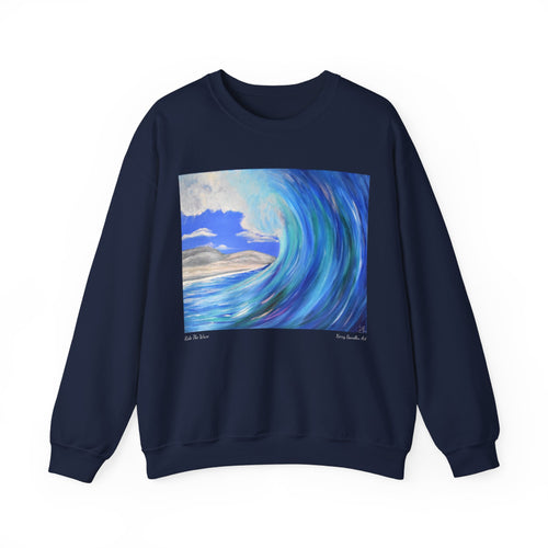 Sweatshirt 50/50 Cotton/Polyester, Medium-heavy fabric, Loose fit, true to size, Original art designs by Kerry Sandhu Art