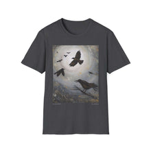 Load image into Gallery viewer, T-Shirt made from very soft materials, no side seams. Feels like bliss to wear! Many designs by Kerry Sandhu Art
