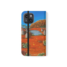 Load image into Gallery viewer, Beds Are Burning - PHONE CASE WALLET - by Kerry Sandhu Art

