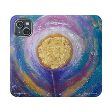 Load image into Gallery viewer, Flower of Gratitude - PHONE CASE WALLET - by Kerry Sandhu Art
