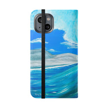 Load image into Gallery viewer, Ride the Wave - PHONE CASE WALLET - by Kerry Sandhu Art
