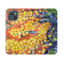 Load image into Gallery viewer, Rustic Wattle - PHONE CASE WALLET for Samsung &amp; iPhones - by Kerry Sandhu Art
