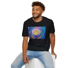 Load image into Gallery viewer, T-Shirt made from very soft materials, no side seams. Feels like bliss to wear! Many designs by Kerry Sandhu Art
