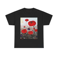 Load image into Gallery viewer, For The Fallen - Unisex HEAVY COTTON TEE - by Kerry Sandhu Art
