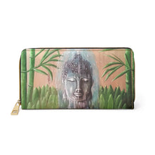 Load image into Gallery viewer, Pockets for cash, c/cards, coins, &amp; more. Stylish faux leather, lots of original artworks by Kerry Sandhu Art to choose from
