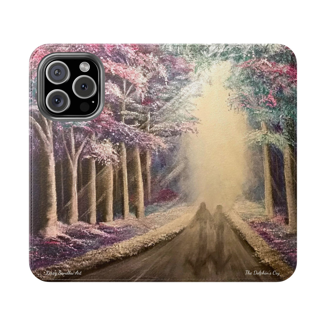 The Dolphin's Cry - PHONE CASE WALLET - by Kerry Sandhu Art