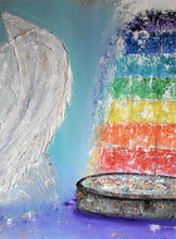 Load image into Gallery viewer, 'Angels Brought Me Here' - ORIGINAL ARTWORK - by Kerry Sandhu Art
