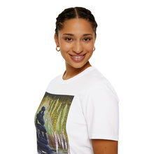 Load image into Gallery viewer, T-Shirt made from very soft materials, no side seams. Feels like bliss to wear! Many designs by Kerry Sandhu Art
