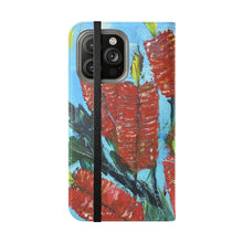 Load image into Gallery viewer, Rustic Bottle Brush - PHONE CASE WALLET - by Kerry Sandhu Art
