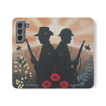 Load image into Gallery viewer, Spirit of the A N Z A Cs - PHONE CASE WALLET - by Kerry Sandhu Art
