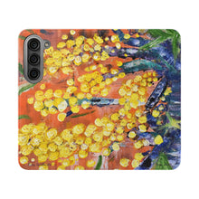 Load image into Gallery viewer, Rustic Wattle - PHONE CASE WALLET for Samsung &amp; iPhones - by Kerry Sandhu Art
