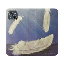 Load image into Gallery viewer, Three Little Birds (Faith) - PHONE CASE WALLET - by Kerry Sandhu Art
