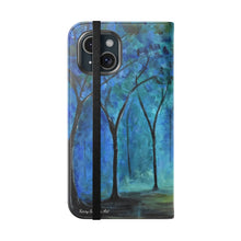 Load image into Gallery viewer, Forest of Light - PHONE CASE WALLET - by Kerry Sandhu Art

