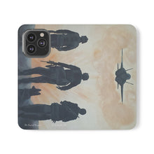 Load image into Gallery viewer, The Dust of Uruzgan (with Jet) - PHONE CASE WALLET for Samsung &amp; iPhones - Designed from original Anzac Day artwork
