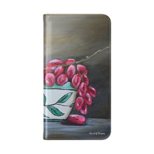 Load image into Gallery viewer, Bowl of Grapes - PHONE CASE WALLET for Samsung &amp; iPhones - by Kerry Sandhu Art
