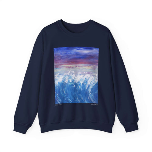 Sweatshirt 50/50 Cotton/Polyester, Medium-heavy fabric, Loose fit, true to size, Original art designs by Kerry Sandhu Art