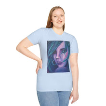 Load image into Gallery viewer, T-Shirt made from very soft materials, no side seams. Feels like bliss to wear! Many designs by Kerry Sandhu Art
