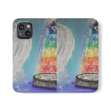 Load image into Gallery viewer, Angels Brought Me Here - PHONE CASE WALLET - by Kerry Sandhu Art
