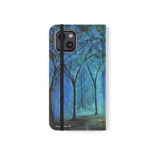 Load image into Gallery viewer, Forest of Light - PHONE CASE WALLET - by Kerry Sandhu Art
