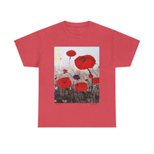Load image into Gallery viewer, For The Fallen - Unisex HEAVY COTTON TEE - by Kerry Sandhu Art
