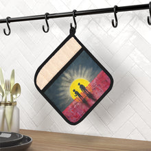 Load image into Gallery viewer, Pot Holder/Oven Mitts 100% Polyester &amp; Heat resistant. Many designs to choose from, All are original Kerry Sandhu Art.
