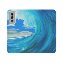 Load image into Gallery viewer, Ride the Wave - PHONE CASE WALLET - by Kerry Sandhu Art
