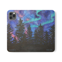 Load image into Gallery viewer, Northern Lights - PHONE CASE WALLET - by Kerry Sandhu Art
