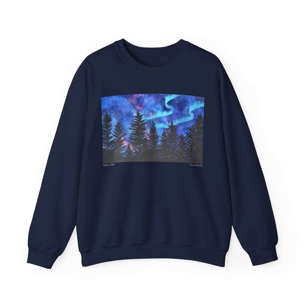 Sweatshirt 50/50 Cotton/Polyester, Medium-heavy fabric, Loose fit, true to size, Original art designs by Kerry Sandhu Art