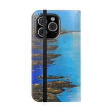 Load image into Gallery viewer, Moon River - PHONE CASE WALLET for Samsung &amp; iPhones - by Kerry Sandhu Art
