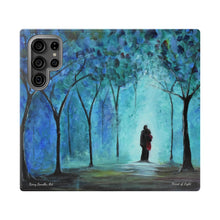Load image into Gallery viewer, Forest of Light - PHONE CASE WALLET - by Kerry Sandhu Art
