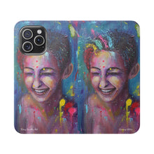 Load image into Gallery viewer, Raining Glitter - PHONE CASE WALLET for Samsung &amp; iPhones - by Kerry Sandhu Art
