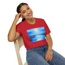 Load image into Gallery viewer, T-Shirt made from very soft materials, no side seams. Feels like bliss to wear! Many designs by Kerry Sandhu Art
