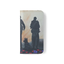 Load image into Gallery viewer, The Dust of Uruzgan (with Poppies) - PHONE CASE WALLET for Samsung &amp; iPhones - Designed from original Anzac Day artwork
