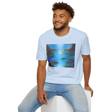 Load image into Gallery viewer, T-Shirt made from very soft materials, no side seams. Feels like bliss to wear! Many designs by Kerry Sandhu Art
