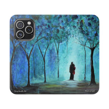 Load image into Gallery viewer, Forest of Light - PHONE CASE WALLET - by Kerry Sandhu Art
