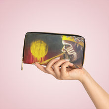 Load image into Gallery viewer, Let Me Be - ZIPPER WALLET - Designed from original artwork
