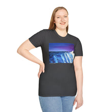 Load image into Gallery viewer, T-Shirt made from very soft materials, no side seams. Feels like bliss to wear! Many designs by Kerry Sandhu Art
