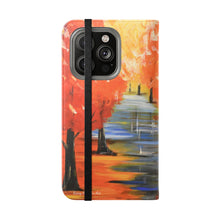 Load image into Gallery viewer, Autumn Leaves - PHONE CASE WALLET for Samsung &amp; iPhones - by Kerry Sandhu Art
