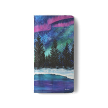 Load image into Gallery viewer, Aurora - PHONE CASE WALLET for Samsung &amp; iPhones - by Kerry Sandhu Art
