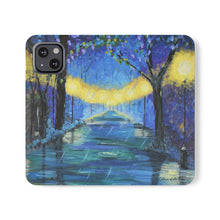 Load image into Gallery viewer, Colours of the Rain - PHONE CASE WALLET - by Kerry Sandhu Art
