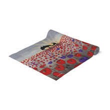 Load image into Gallery viewer, Table runner - Lightweight, hemmed, soft to touch, water-resistant. Vivid sublimated prints by Kerry Sandhu Art
